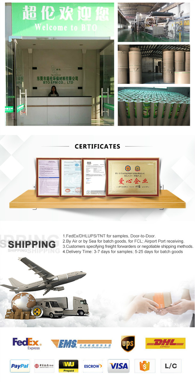 Thickness 0.13mm Length 22m Ply Fibers Construction Floor Covering Paper