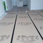 Contractor Grade Durable Building Floor Protection Paper , Rolled Cardboard Floor Covering