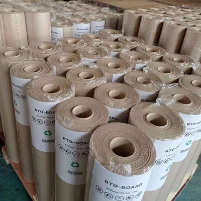 Heavy Duty Floor Protection Paper Roll Waterproof Recycled For Construction