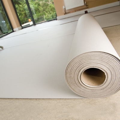 Building Company Project Floor Protection Paper , Building Floor Covering Roll