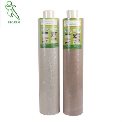 Heavy Duty Floor Protection Paper Roll Waterproof Recycled For Construction