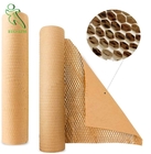Compostable 80gms Honeycomb Kraft Paper For Wrapping Glassware