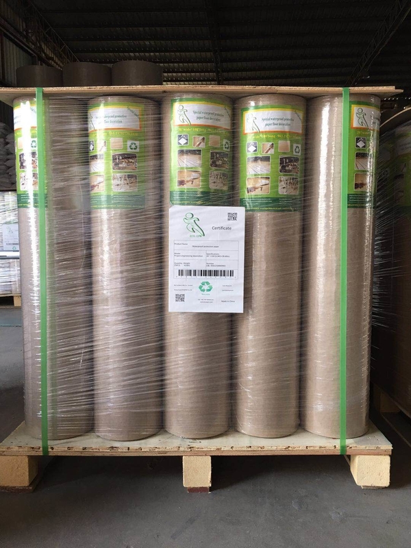 Width 965mm Thickness 0.93mm Anti Slip Flooring Protection Paper