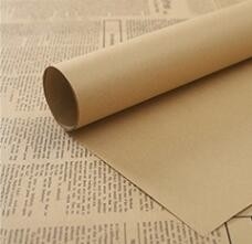 70*100cm Unbleached Thickness 80gsm Kraft Paper Floor Protection