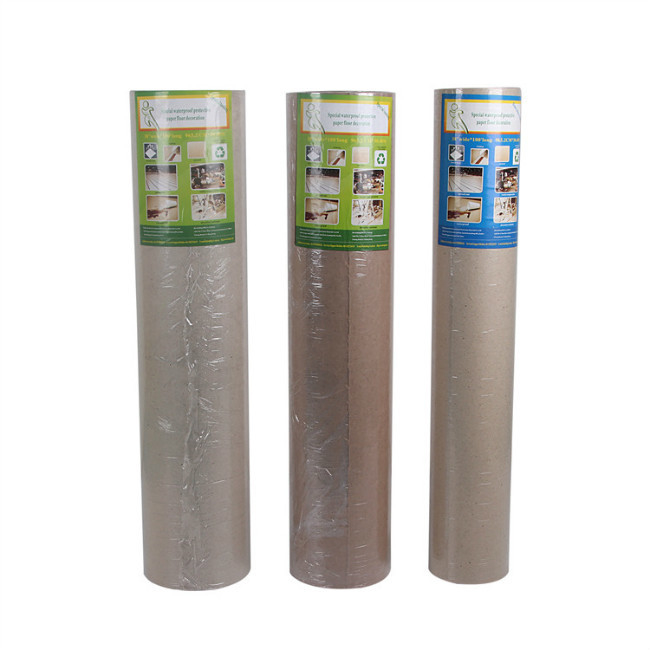 Anti Skid Floor Protective Paper Temporary Hardwood Floor Protection Construction Project