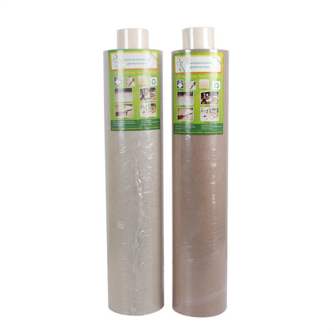 0.965*30.48m Water Resistant Thick 15.2KG Cardboard Roll Floor Protection