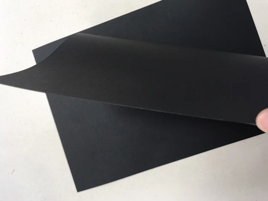 Recycle 150gsm 180gsm Size 50x56cm Black Cardboard Wrapping Paper