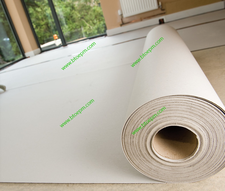 Temporary Construction Floor Protection Paper Degradable Breathable