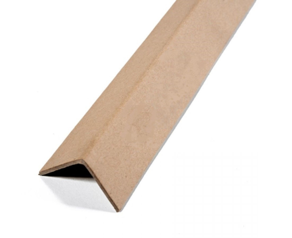 L Shaped Reinforced Kraft Paperboard Corner Edge Protector Thickness 4mm