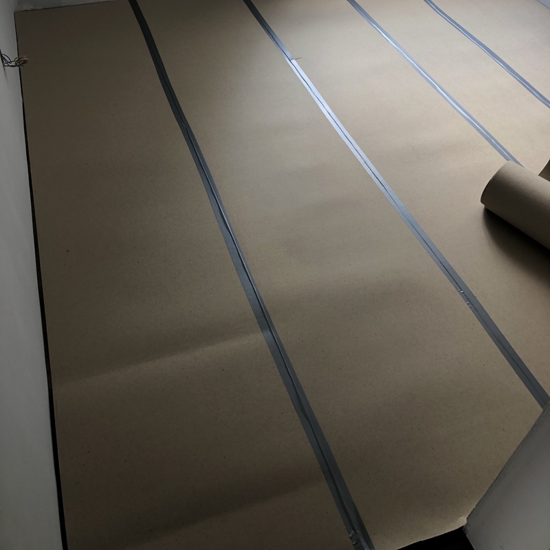 Wear Resistant Heavy Duty Construction Floor Covering Paper 820mmx36.6m