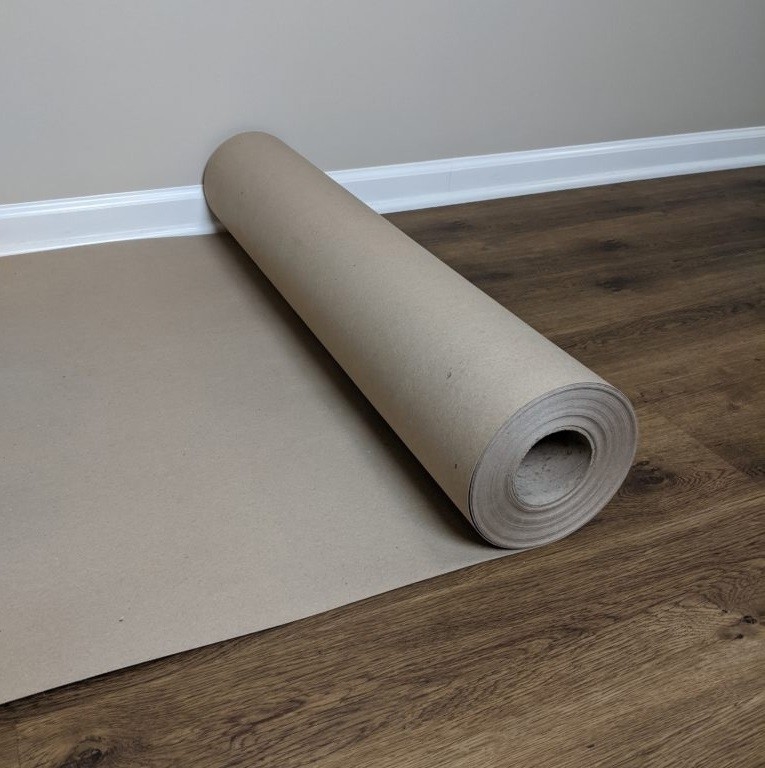 Wear Resistant Cardboard Floor Protection , Construction Floor Protection Paper