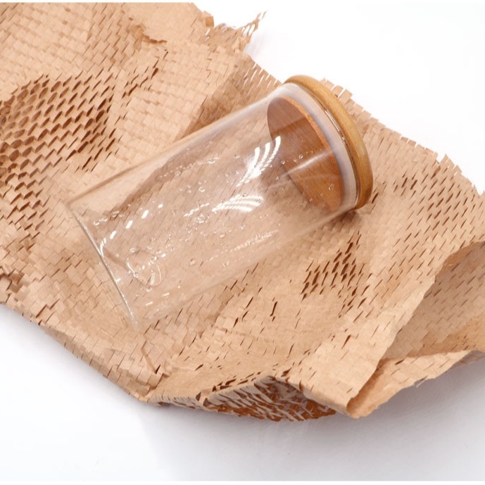 Recycled Honeycomb Perforated Kraft Paper For Packaging Fragile Items